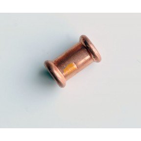 Copper press-fit gas straight coupling
